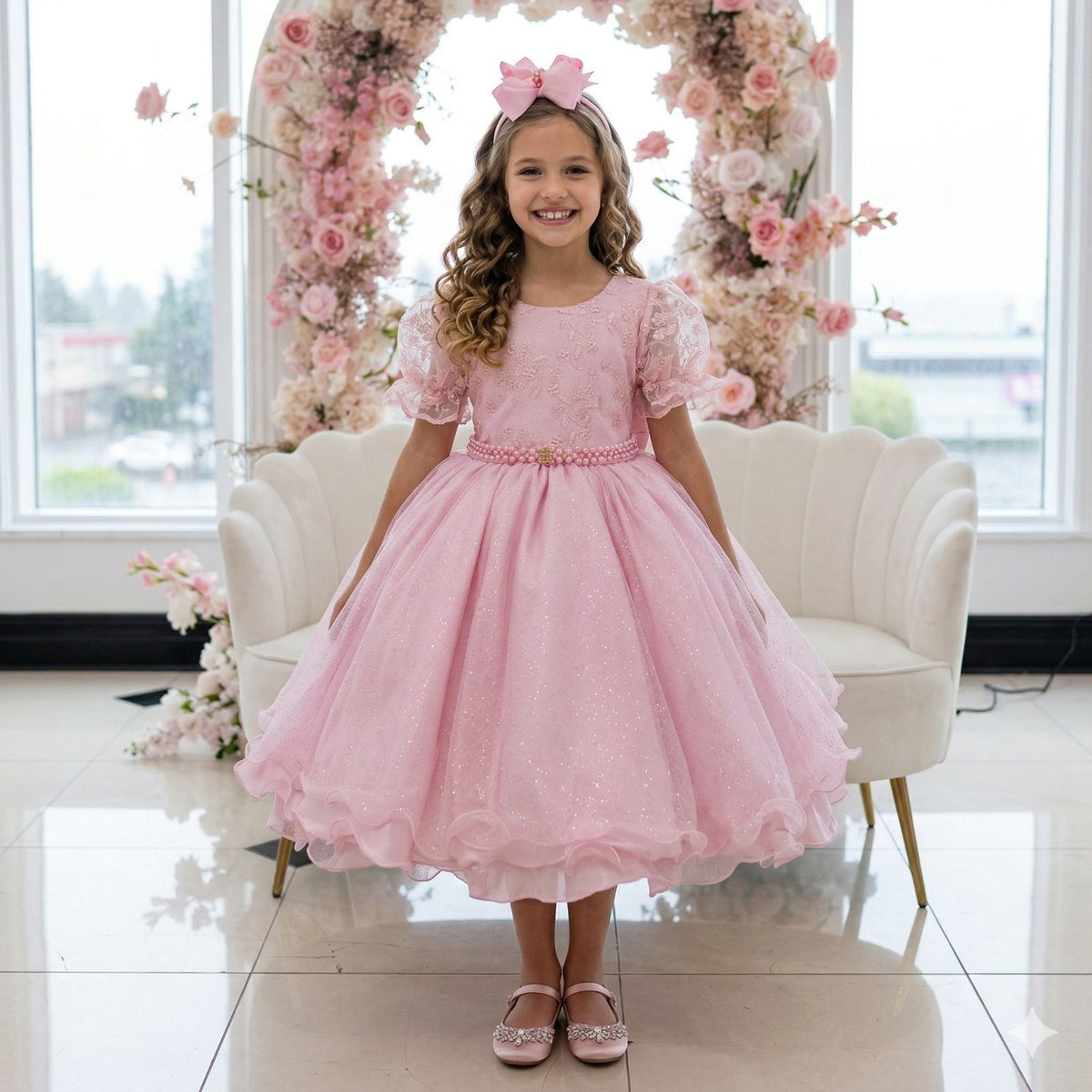 Vestido Bella Child Laize Rosa Bebe (VESTBELLCLDLOIZERSA)