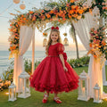 Vestido Bella Child Laize Vermelho Modelo 2 (VESTBLLCHLLAZVRMDLO)
