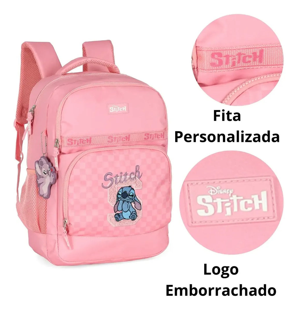 Mochila de Costa Stitch Rosa (MCLCSTRS)