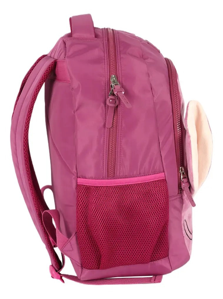 Mochila de Costa Angel Orelhinhas Pelucia Roxo (MCCANGPR)