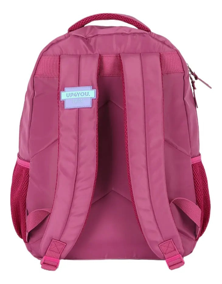 Mochila de Costa Angel Orelhinhas Pelucia Roxo (MCCANGPR)