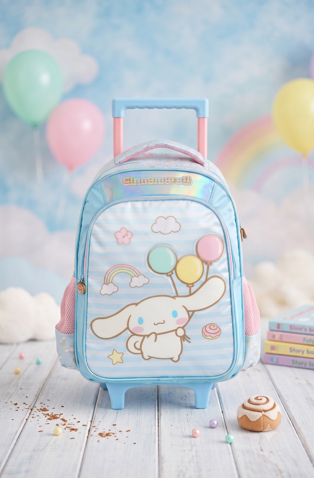 Mochila de Rodinhas Cinnamoroll (MCRDCNMR)