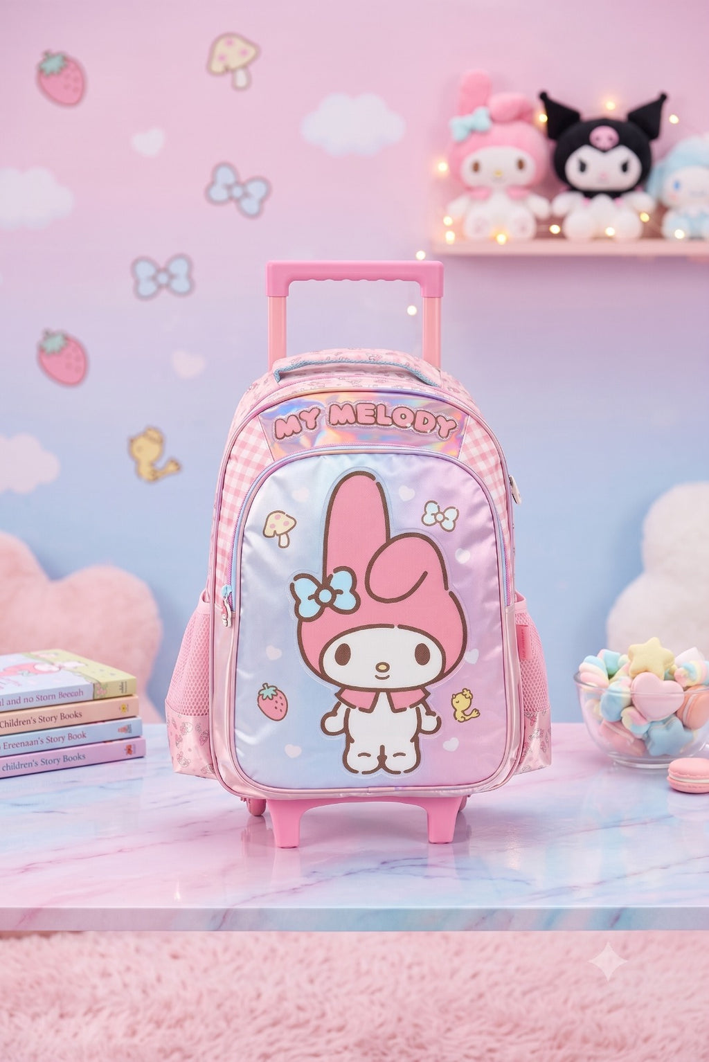 Mochila de Rodinhas My Melody (MCRDMMEL)