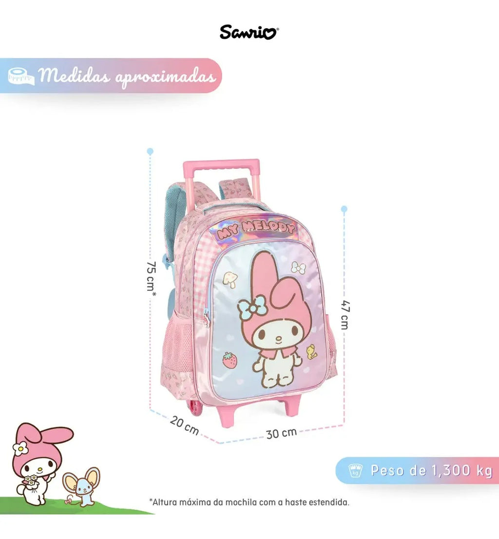 Mochila de Rodinhas My Melody (MCRDMMEL)
