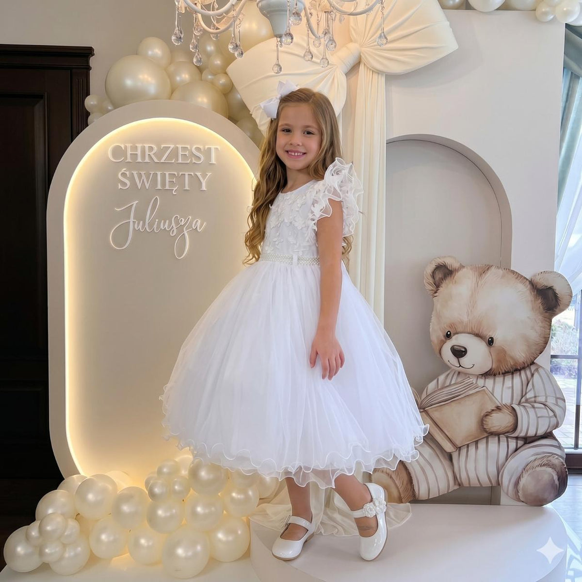 Vestido Infantil Menina Bonita Angelie Branco (VESTMNBNTANGLBR)