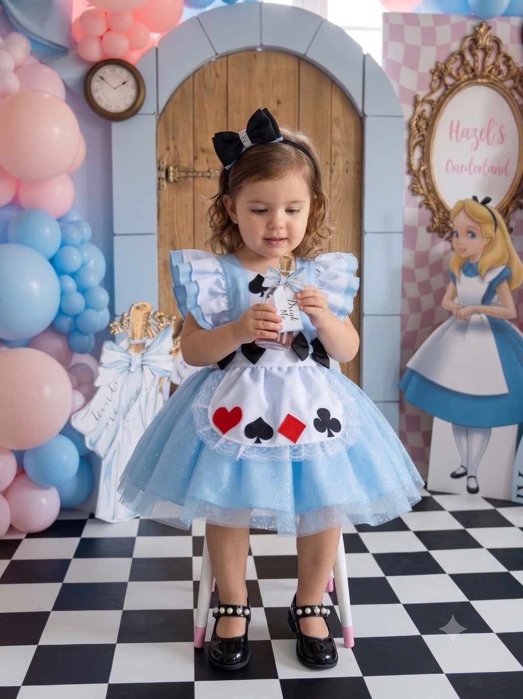 Romper/Vestido Princesa Belli Alice no Pais das Maravilhas (RMPPRBACMR)