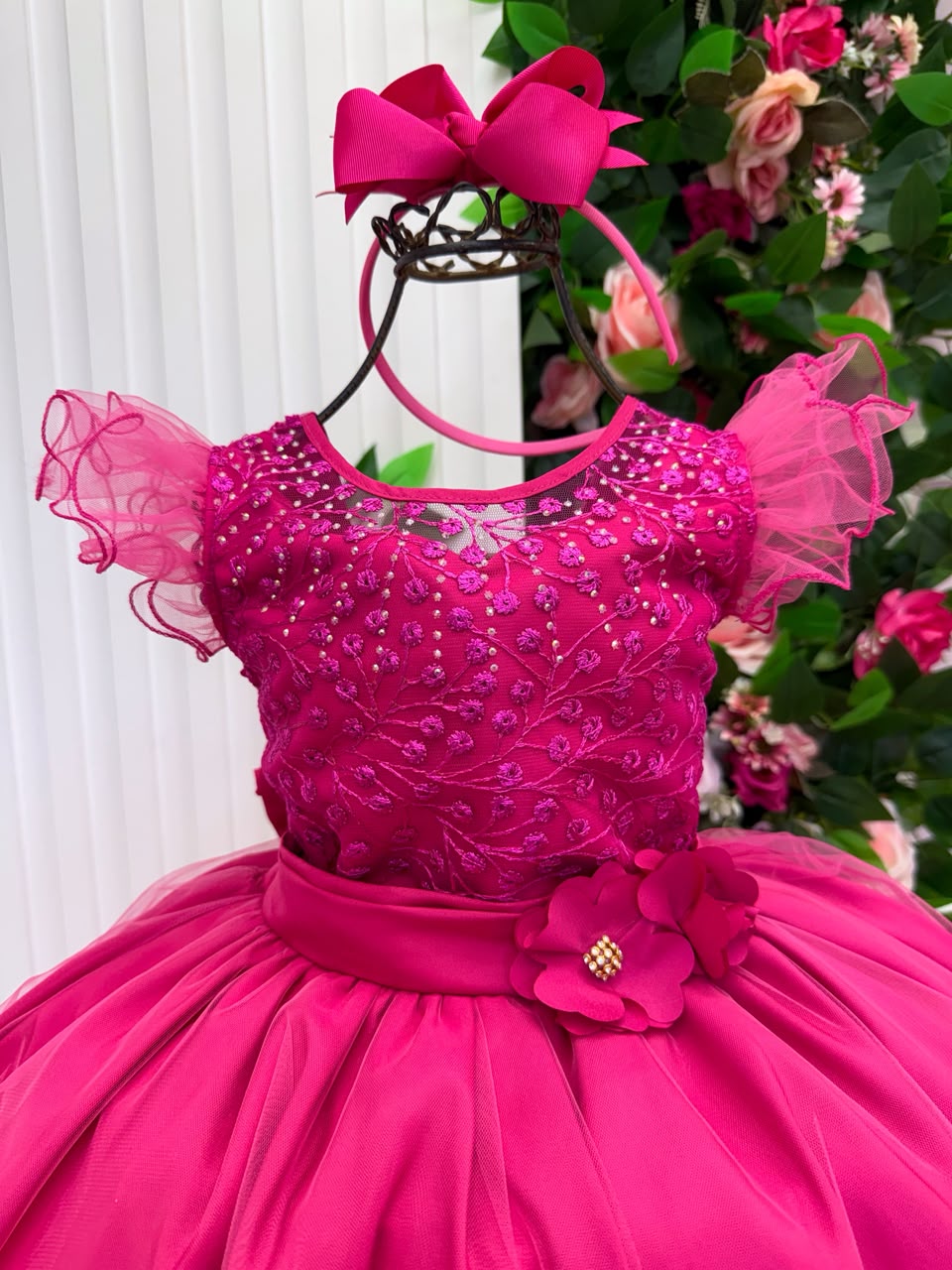 Vestido Longo Festa Mini Miss Suzy Rosa Pink - Festa