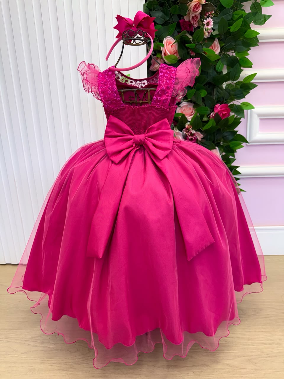 Vestido Longo Festa Mini Miss Suzy Rosa Pink - Festa