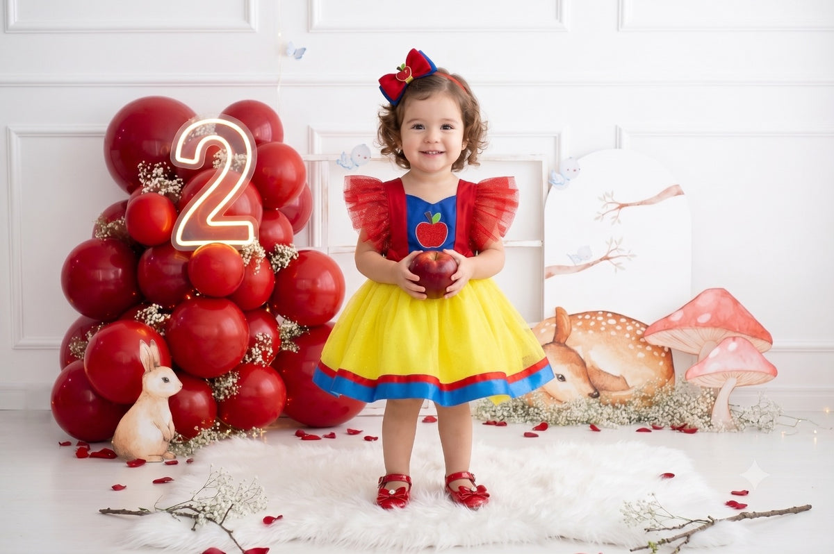 Romper/Vestido Princesa Belli Princesa Maça (ROPERVSTPNCSABRNCANEVE)