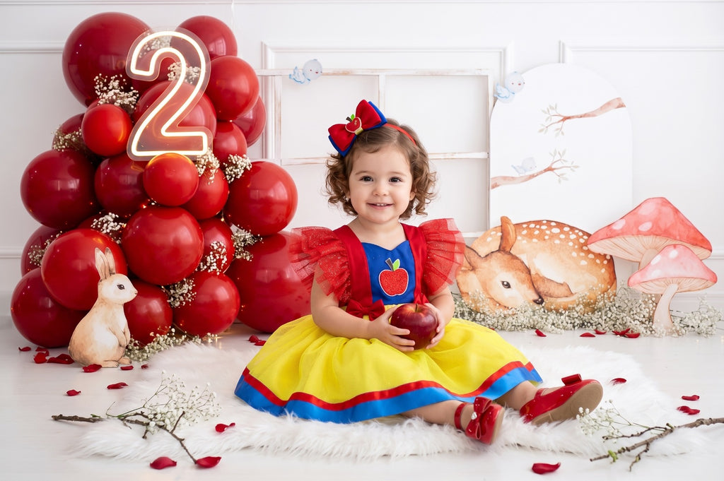 Romper/Vestido Princesa Belli Princesa Maça (ROPERVSTPNCSABRNCANEVE)