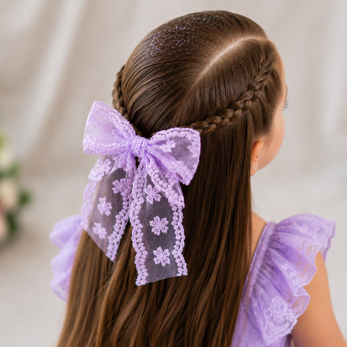 Laço Belli Jessica Renda Lilas (LCBLLJSSCRNDLL)
