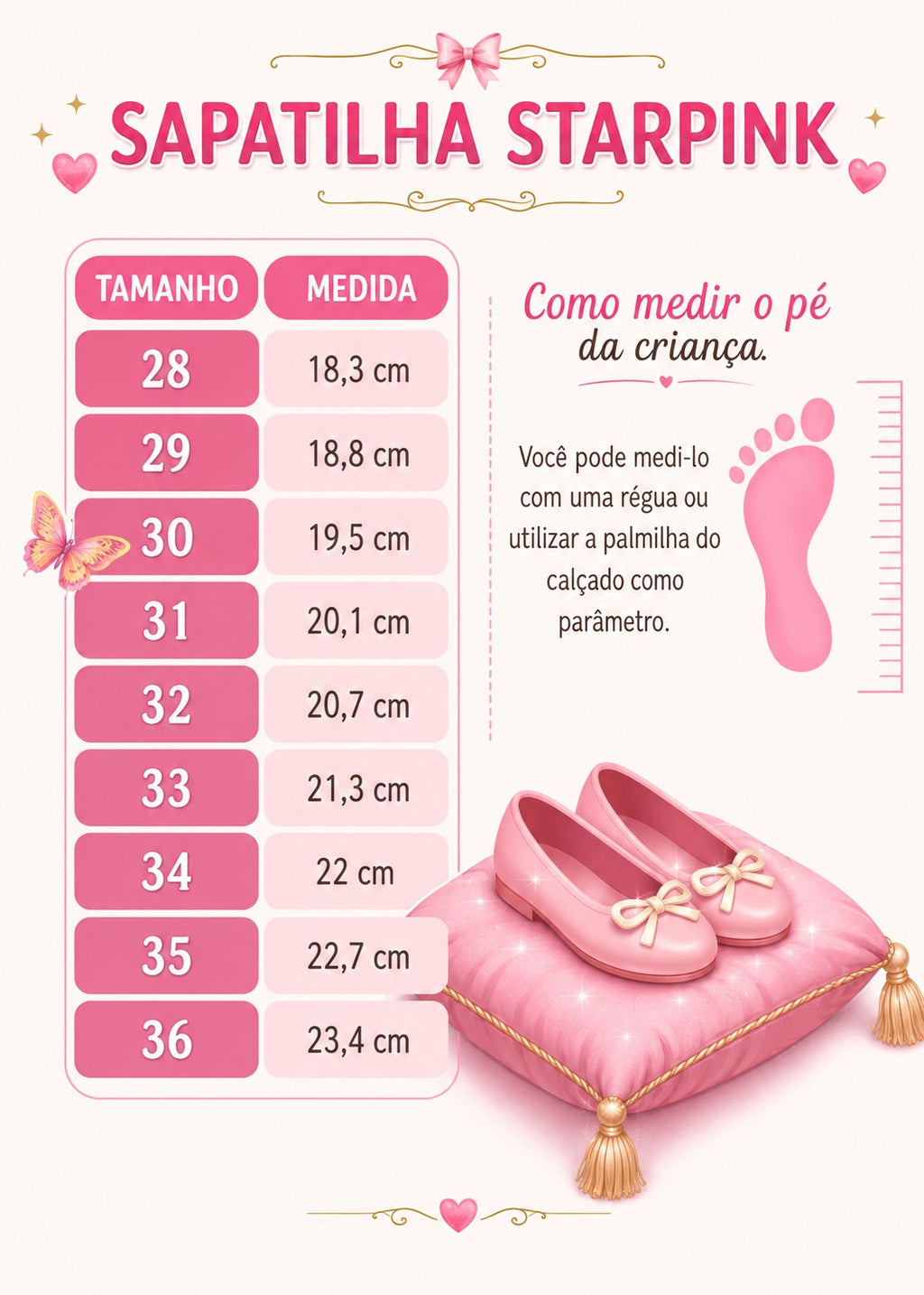 Sapatilha StarPink Cristal Preto (SPTLHSTRPNKPRT)