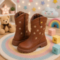 Bota Nilqi Manu Marrom-Caramelo Estrela (BTNLIQCRMLETLMDL)
