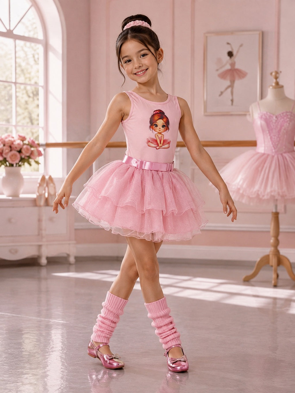 Conjunto Bailarina Rosa Modelo 2