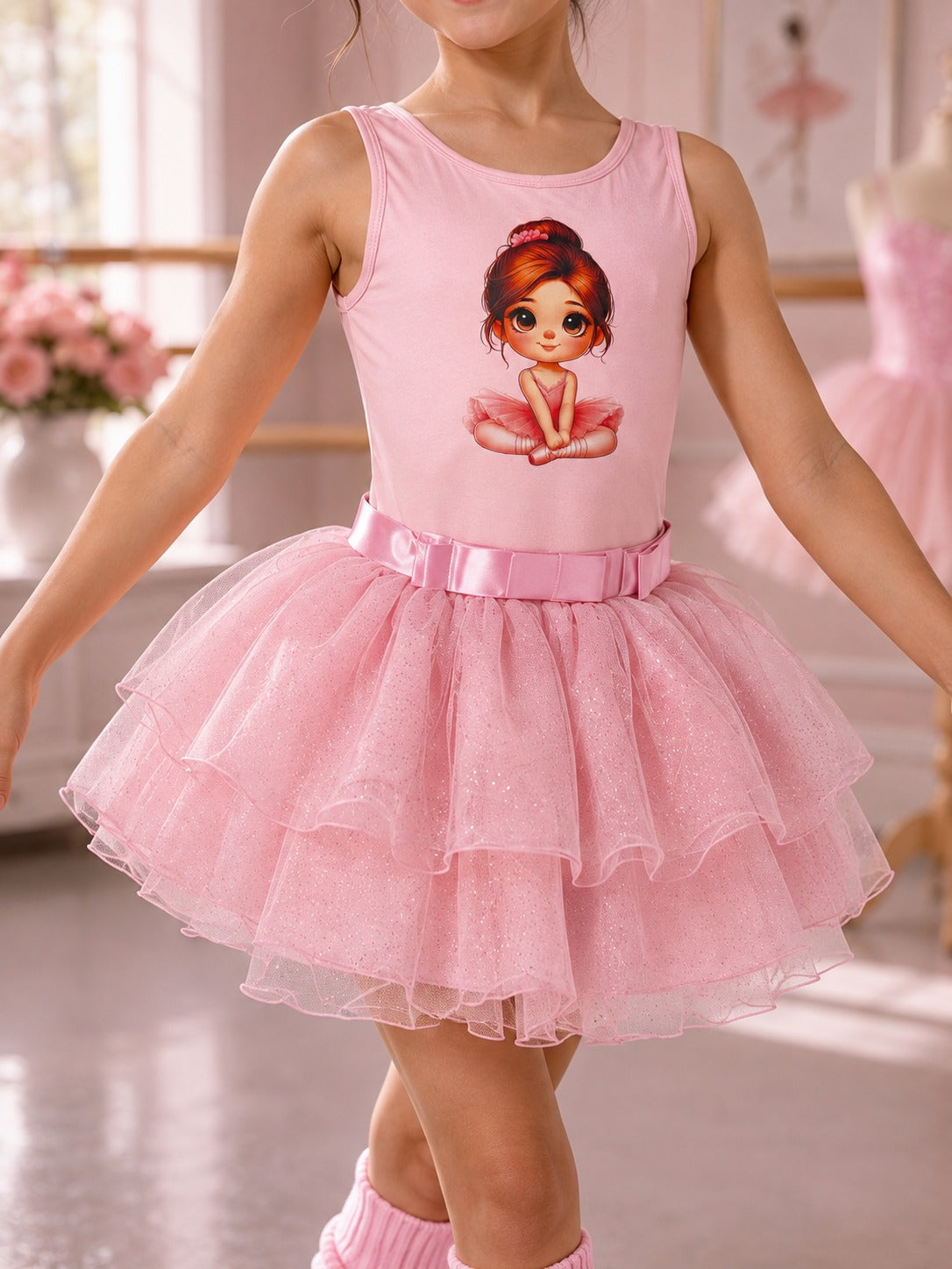 Conjunto Bailarina Rosa Modelo 2