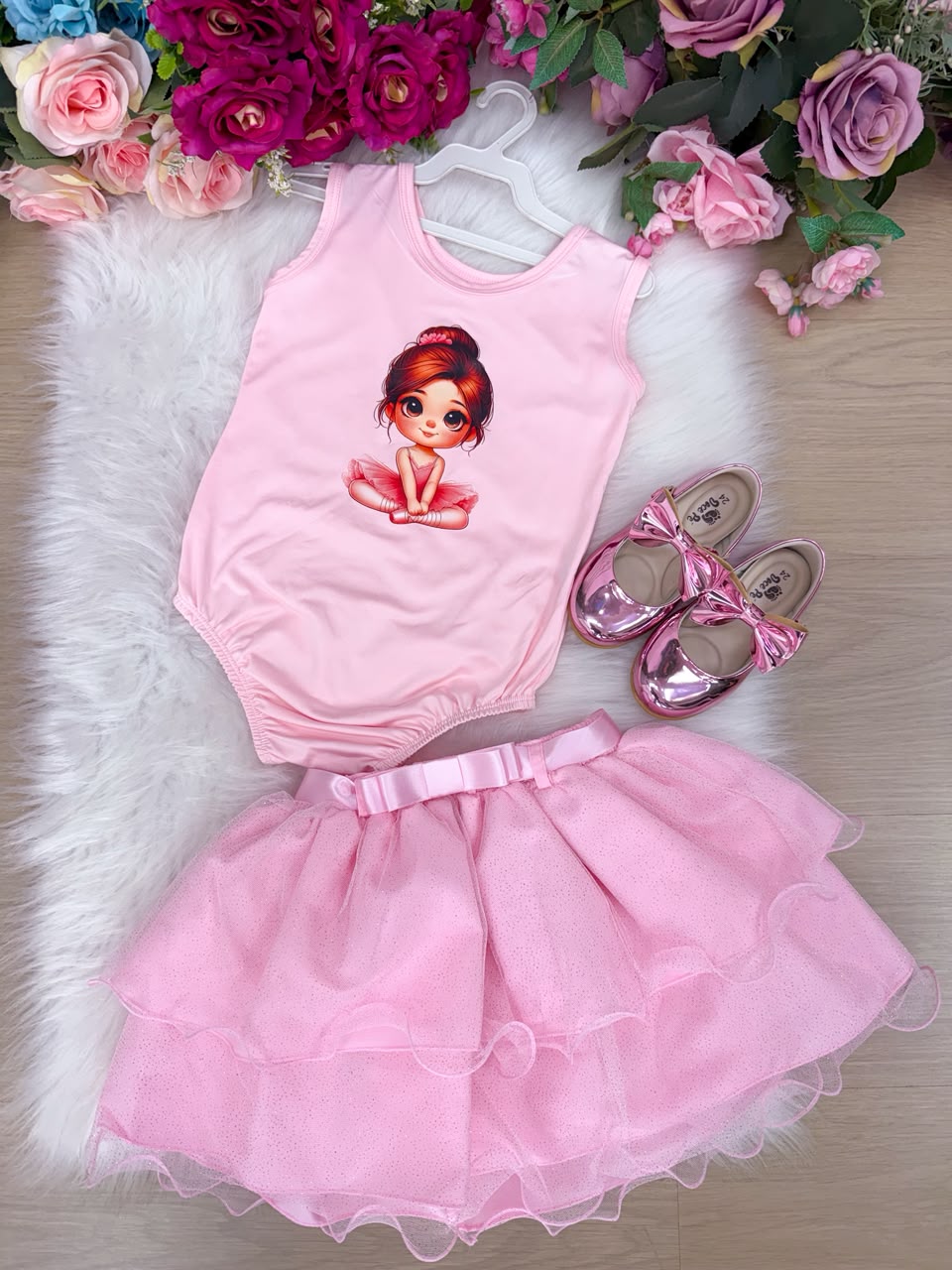 Conjunto Bailarina Rosa Modelo 2