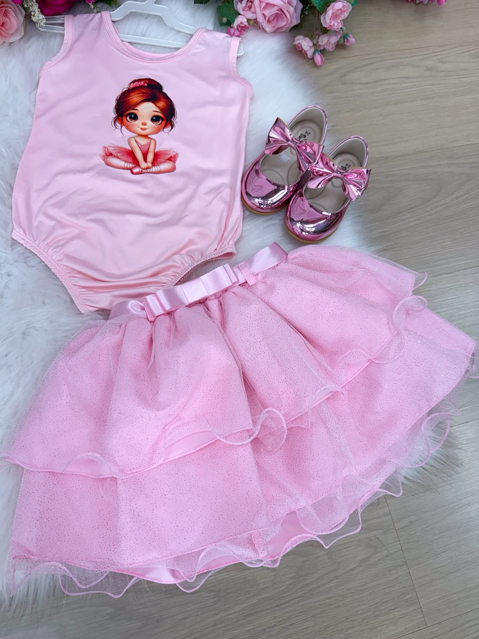 Conjunto Bailarina Rosa Modelo 2