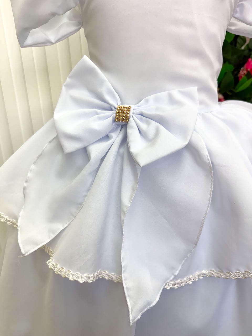 Vestido Banana Club Longo Safira Branco