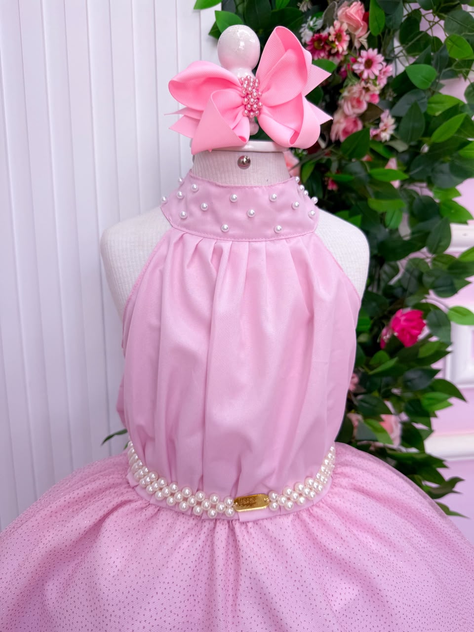 Vestido Banana Club Longo Âmbar Rosa