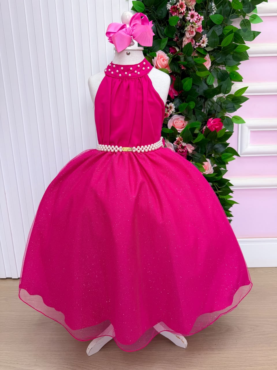 Vestido Banana Club Longo Âmbar Pink