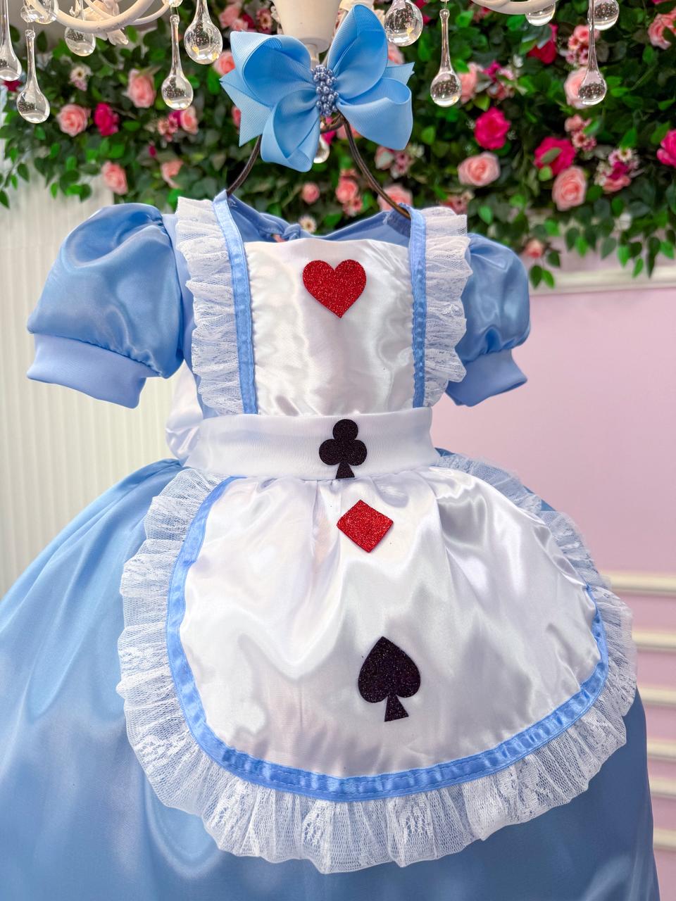Fantasia Princesa Belli Doce Realeza - Mundo Encantado Azul