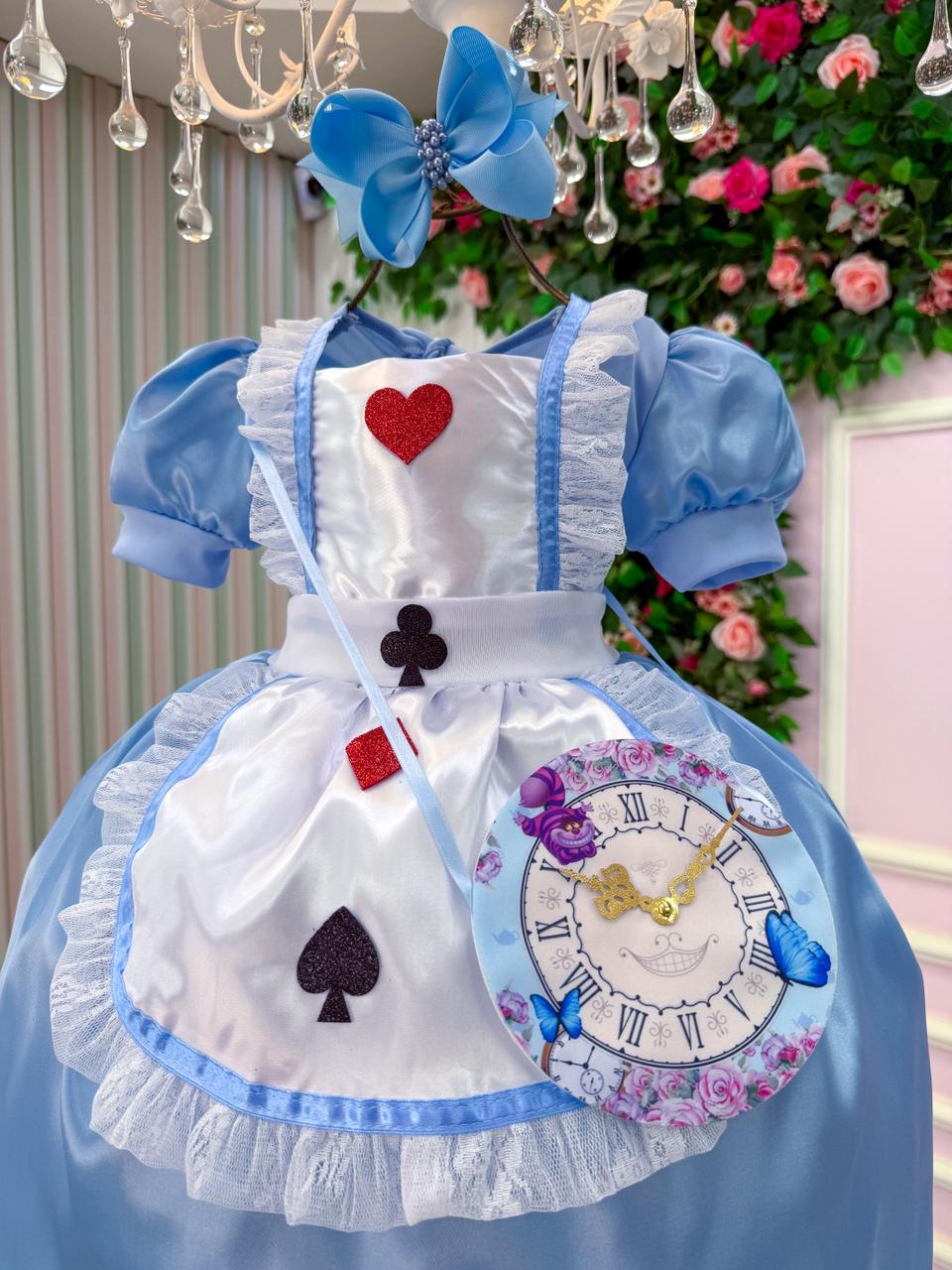 Fantasia Princesa Belli Doce Realeza - Mundo Encantado Azul